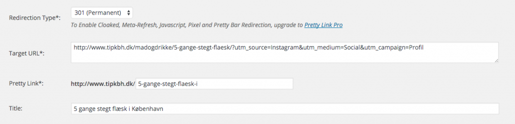Besøg fra Instagram profiltekst